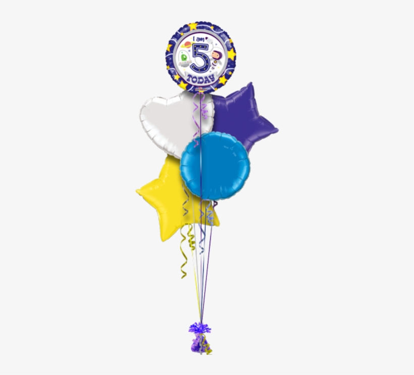 Space Boy 5th Birthday Boy Special Age Balloon - 9 Inch Purple Star Foil Flat, transparent png download