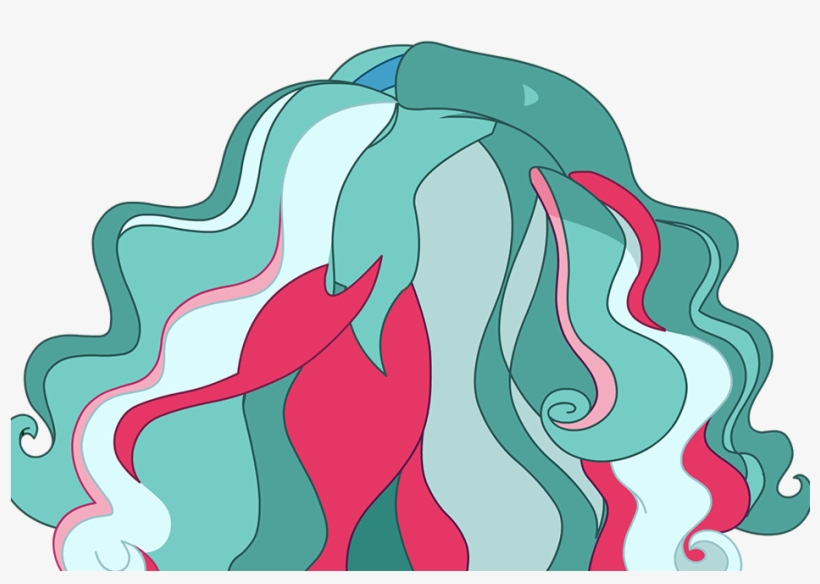 30 Pm 134556 Avatar Look Hair Back Raven Default - Illustration, transparent png download