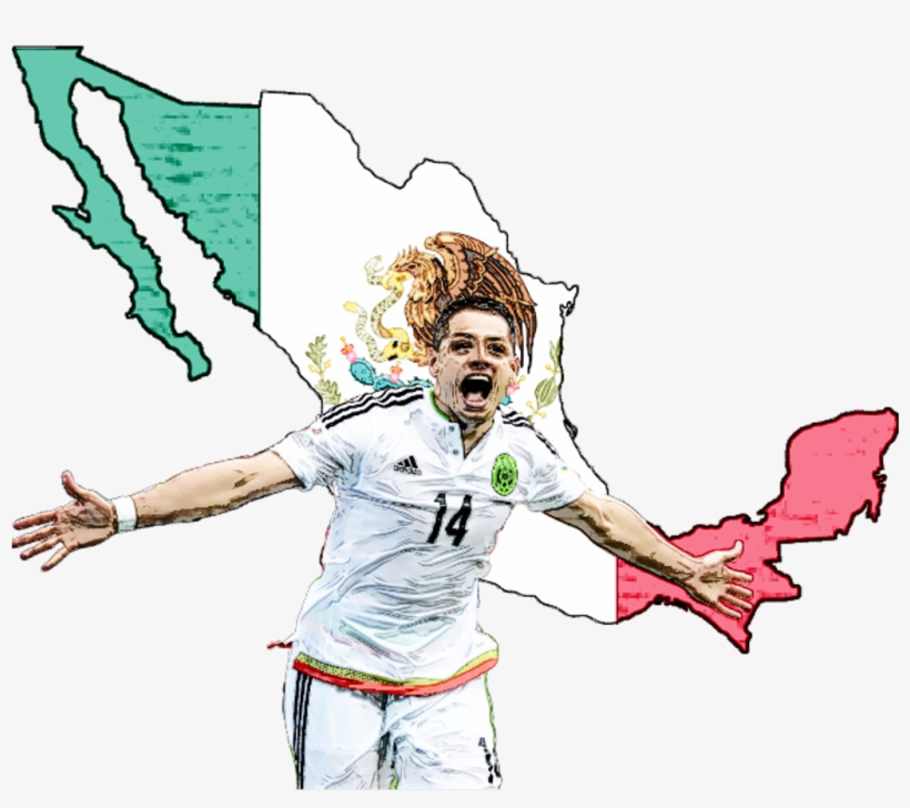 Chicharito Fifaworldcup Russia2018 Mexico - Flag Of Mexico, transparent png download
