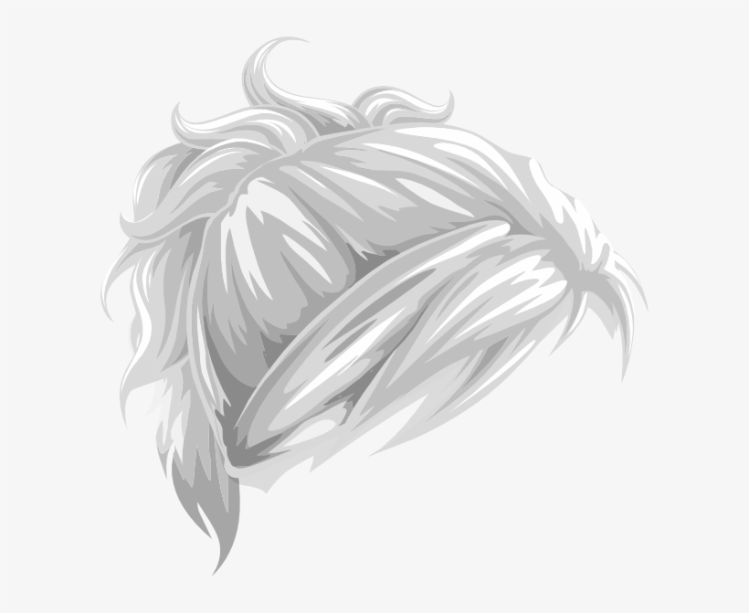 How To Set Use Avatar Vanity Hair Wavy Tieback Ponytail - White Ponytail Png, transparent png download