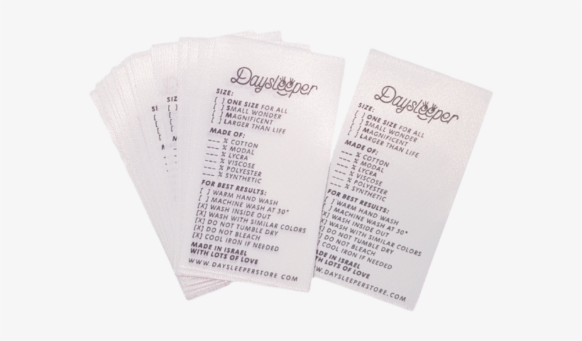 Satin Printed Lables - Satin, transparent png download