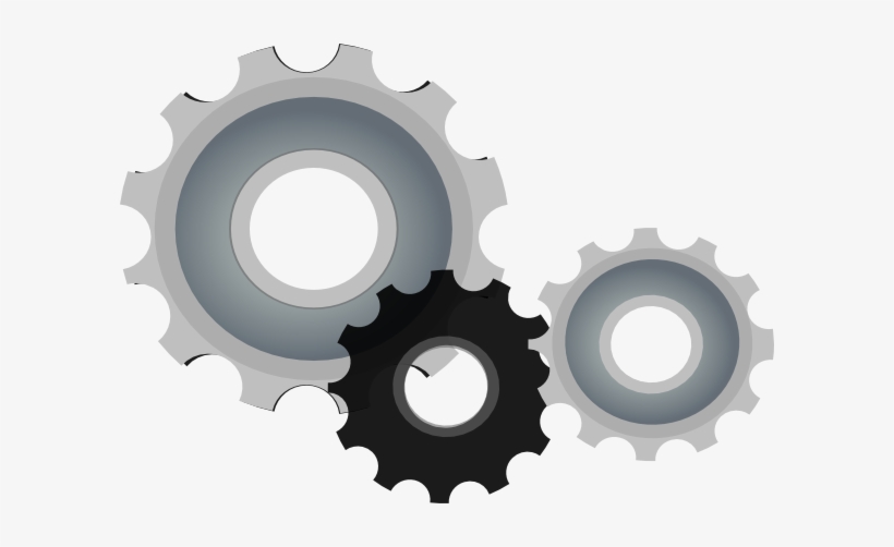 Gears Clipart Mechanical Gear - Mechanical Gears Clip Art, transparent png download