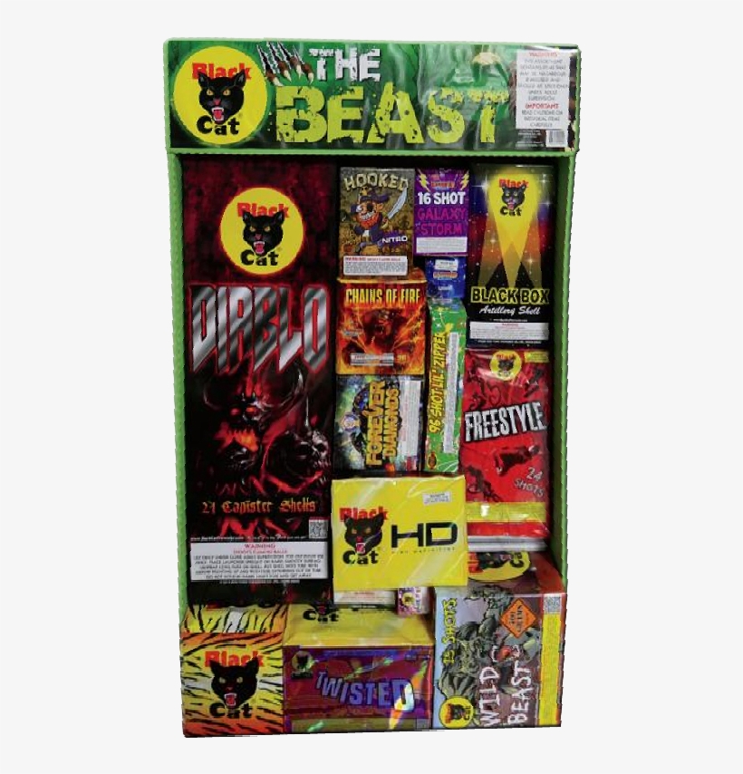 The Beast - Black Cat Fireworks, transparent png download