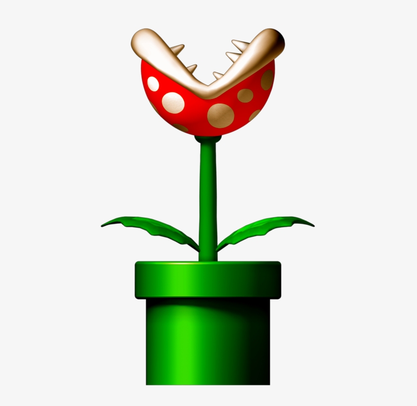 Green Link Below - Super Mario Piranha Plant, transparent png download