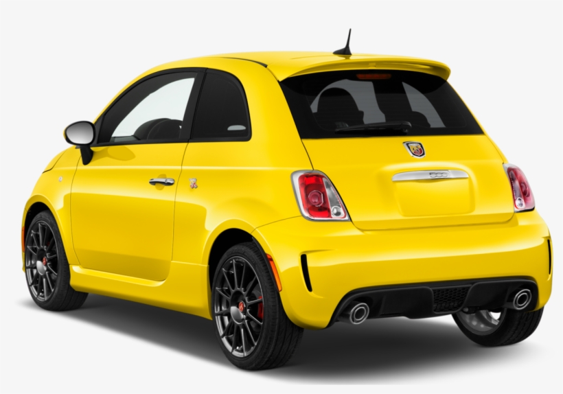Png Image Information - Yellow Abarth 500, transparent png download