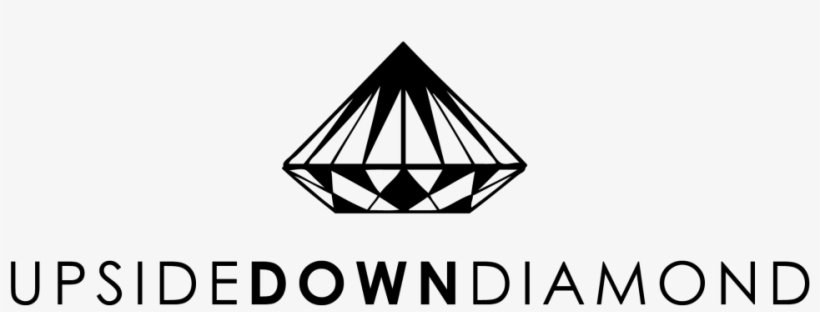 Upside Down Diamond - Blue Diamond, transparent png download