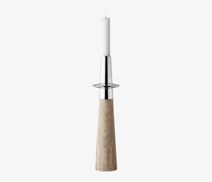 Georg Jensen Ellipse Candlestick Stainless And Wood - Georg Jensen Ellipse Candleholders Set 3 Pcs, transparent png download