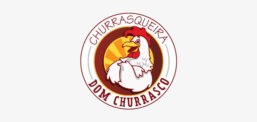Logo Dom Churrasco - Chicken, transparent png download