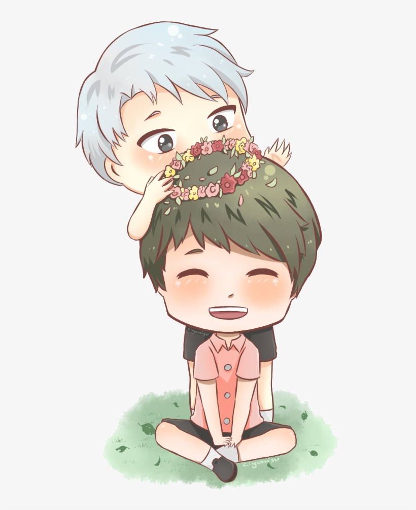 Bts Namjin Fanart Cute, transparent png download