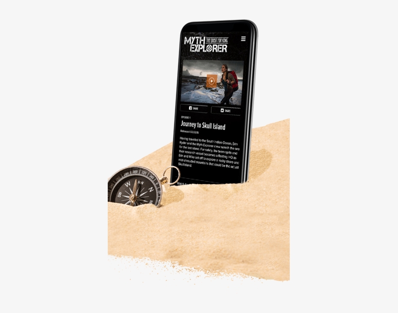 Myth Compass Mobile - Mobile Phone, transparent png download