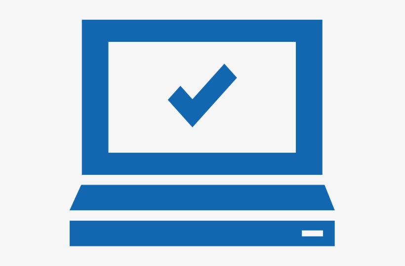 Laptop With Checkmark, transparent png download