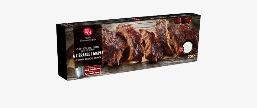 Cooked Meats ▷ Maple Pork Back Ribs ▷ 700 G - Ribs, transparent png download