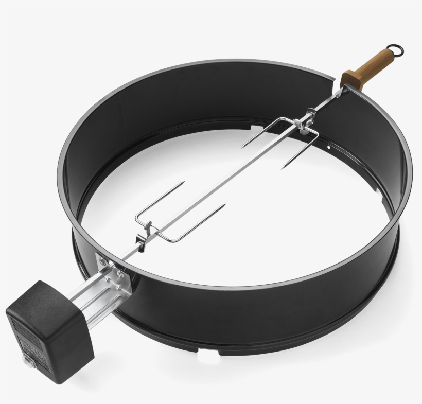 Rotisserie - Weber 2290 22-inch Charcoal Kettle Rotisserie, transparent png download