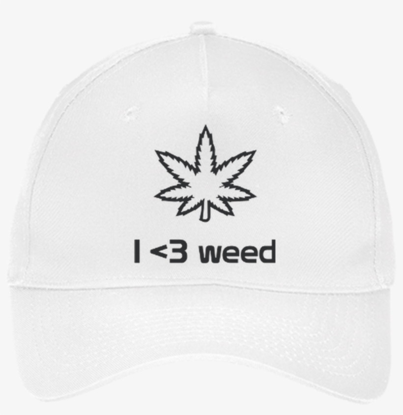 I <3 Weed Baseball Cap - Cannabis, transparent png download