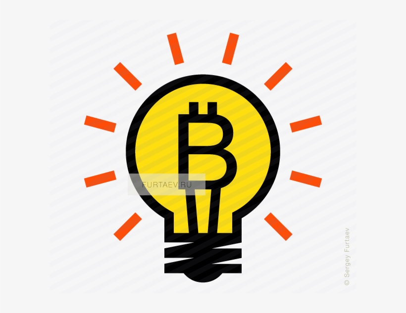 Vector Icon Of Shinning Light Bulb With Bitcoin Sign - Light Bulb With Dollar Sign, transparent png download