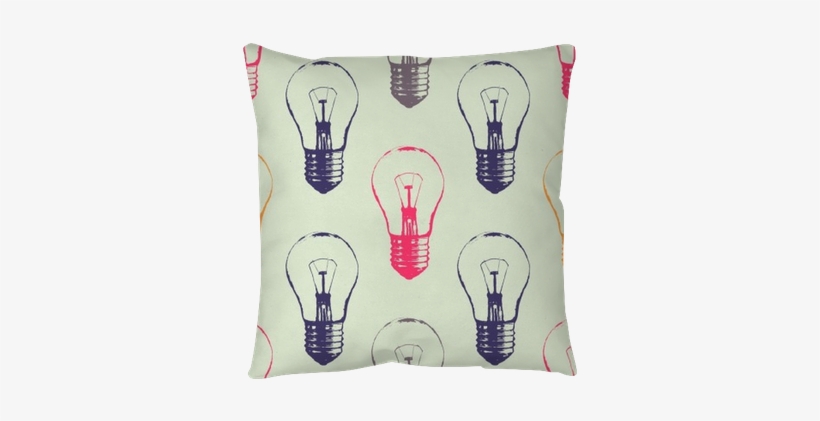 Vector Grunge Seamless Pattern With Light Bulbs - Á Mame (ebook) - García Hernández Ana, transparent png download