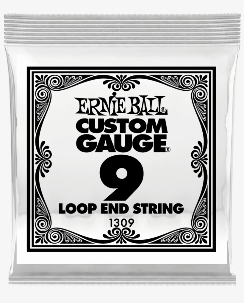 009 Loop End Stainless Steel Plain Banjo Or Mandolin - Ernie Ball Custom Gauge 72, transparent png download