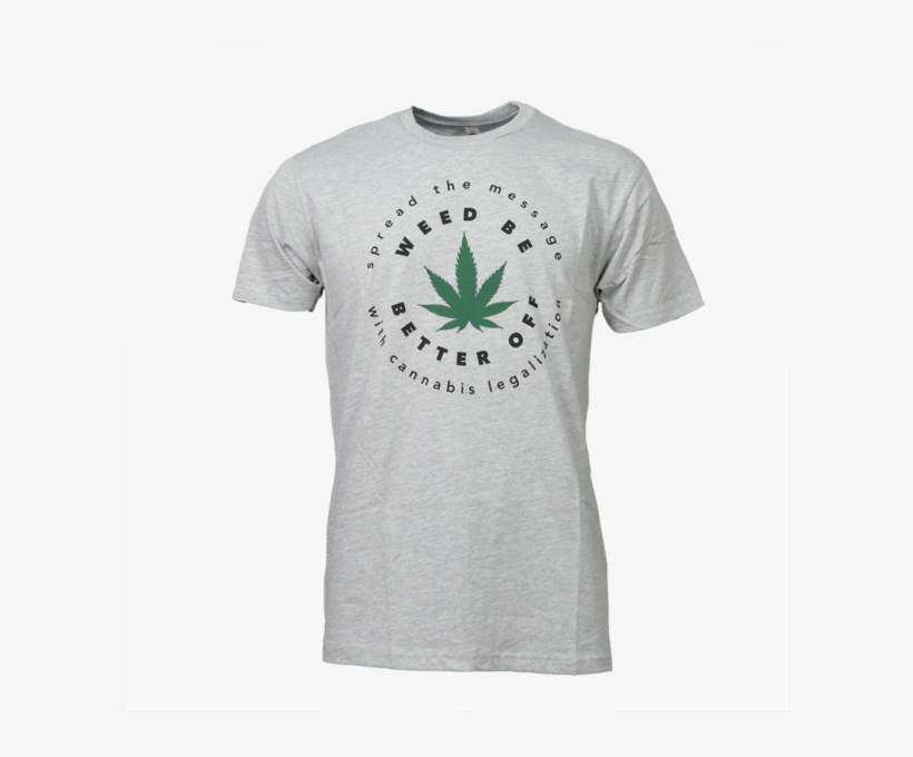 Wbbo “spread The Message” Logo, Heather Grey Short - T-shirt, transparent png download