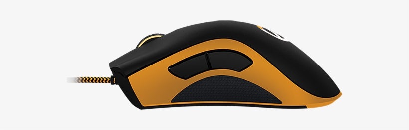 The Ergonomic Shape, Favoured By Top Esports Atheletes - Overwatch Razer Deathadder Chroma Gaming Mouse - Pc, transparent png download