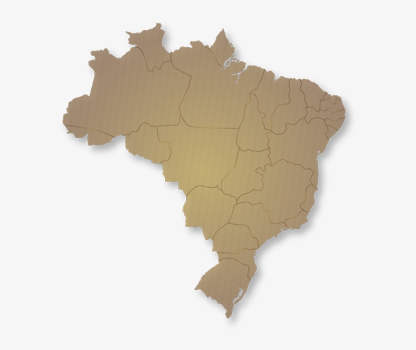 Mapa Do Brasil - Map Brazil Vs United States, transparent png download