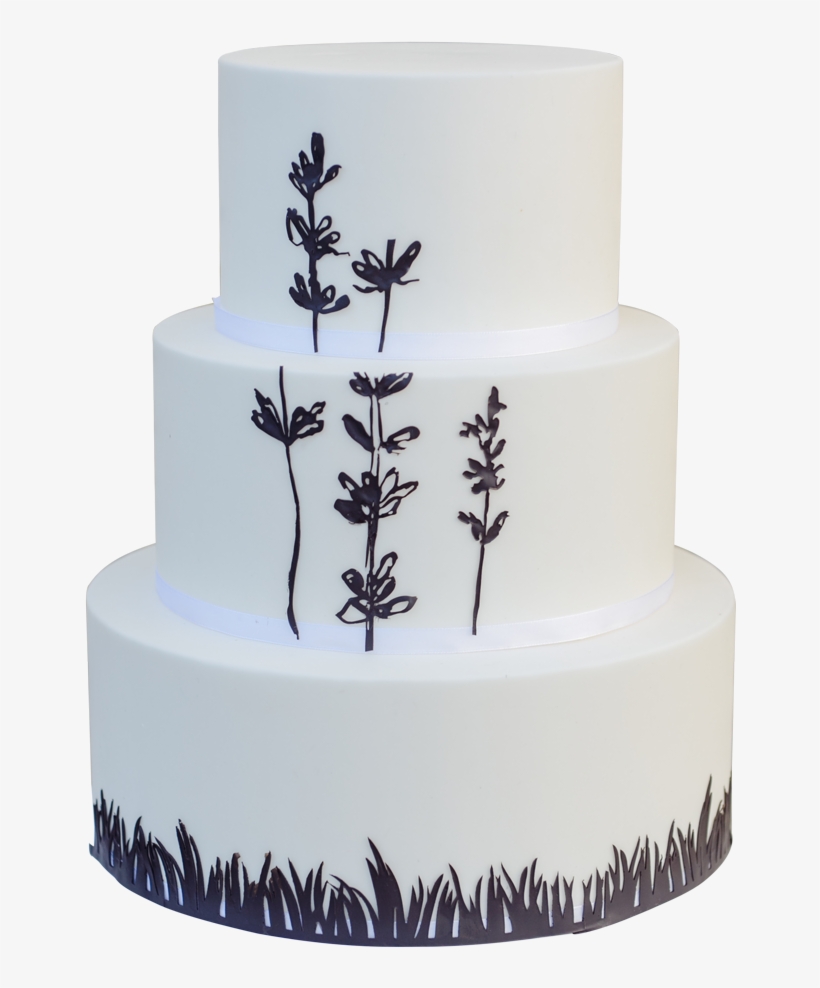 Silhouette € - White Cake Silhouette Png, transparent png download