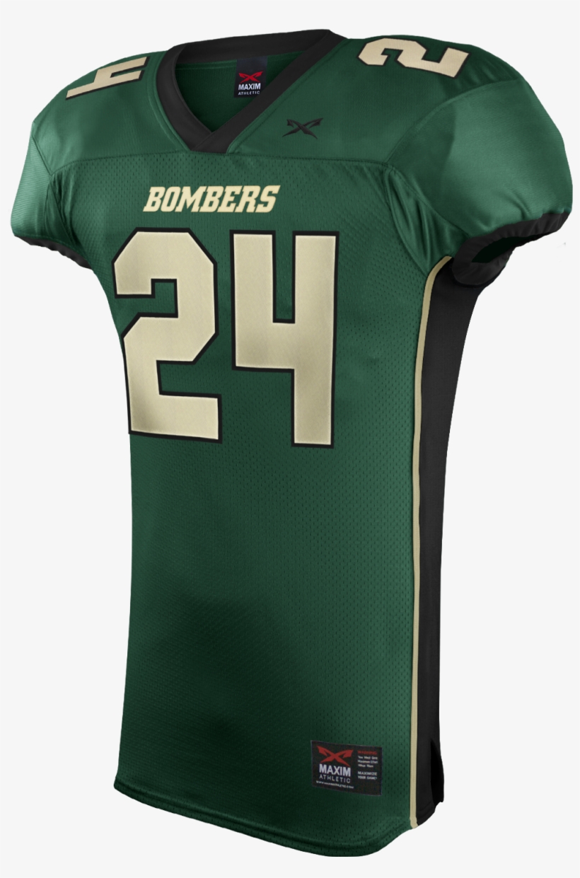 Bomber Football Jersey Green Football Jerseys PNG Image