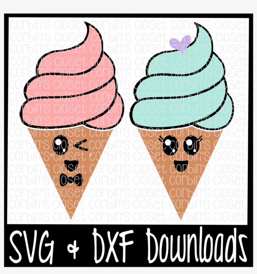 Kawaii Ice Cream * Fro-yo Cutting File - Like Big Trucks And I Cannot Lie, transparent png download