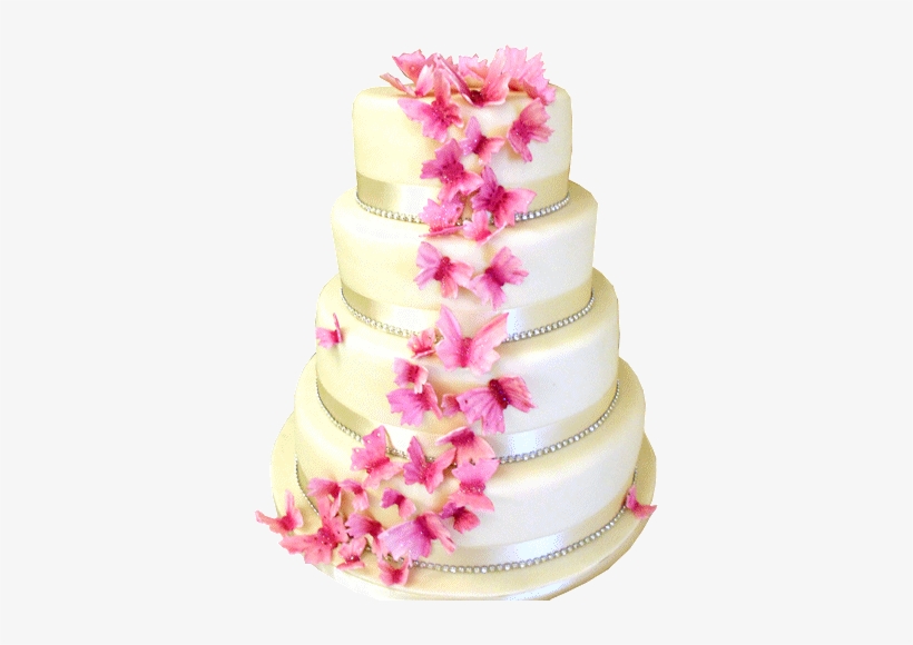 Erfly Trails Wedding Cakes Derbyshire Kimboscakes - Cake, transparent png download