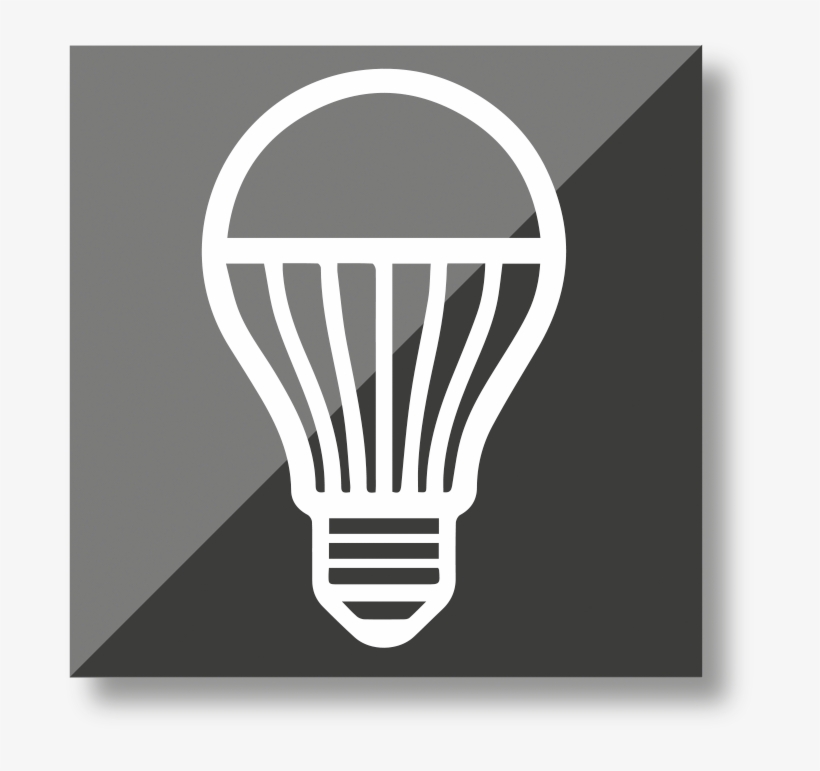 Washing Machine Icon, Led Light Bulb Icon - Led Bulb Icon Png, transparent png download