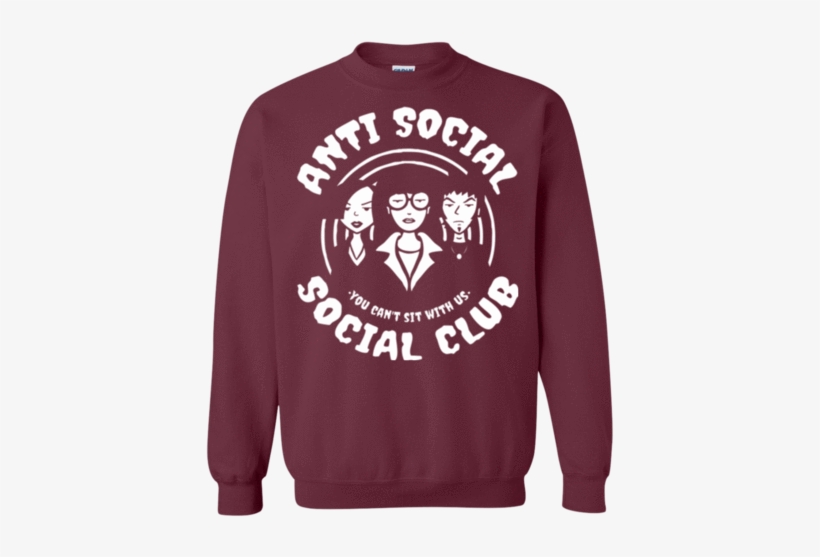 Anti-social Club Crewneck Sweatshirt - Gambar Anti Social Social Club, transparent png download