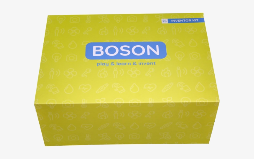 058 39 0811 Box Top Square 600px - Boson Inventor Kit, transparent png download