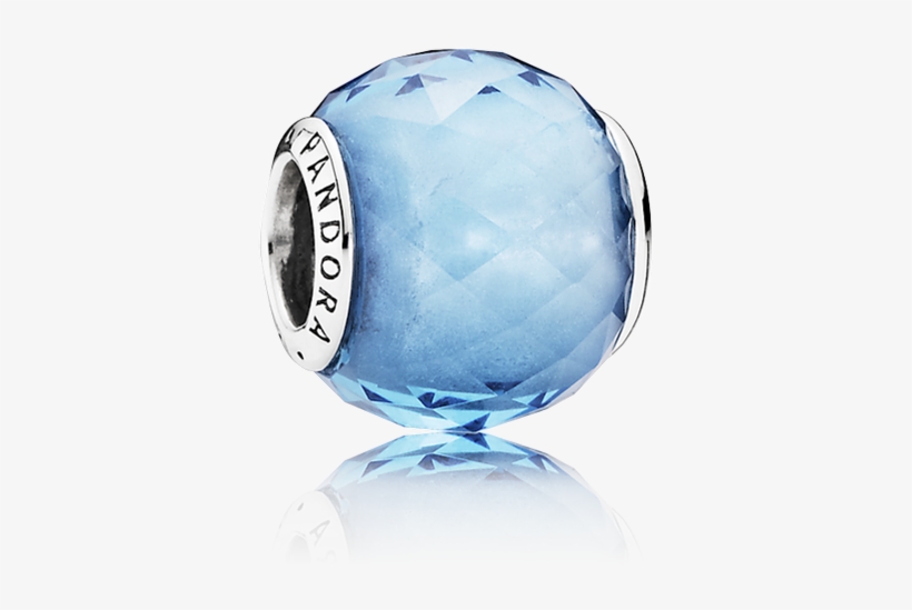 Geometric Facets Charm, Sky-blue Crystal - Pandora Sky-blue Geometric Facets Charm - 791722nbs, transparent png download