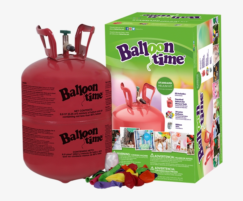 9 In Standard Kit Eng Sp1 - Balloon Time Helium Tank, transparent png download