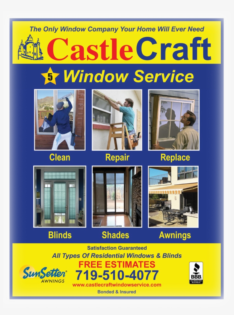 Castle Craft Window Service Is A Complete, Full Service - Better Business Bureau, transparent png download