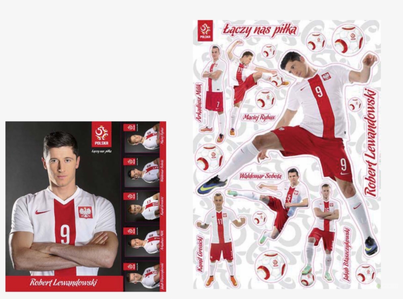 Wall Stickers Repositionable "robert Lewandowski" - Piłka W Grze. Piłkarska Wycieczka (książka Z Dvd), transparent png download