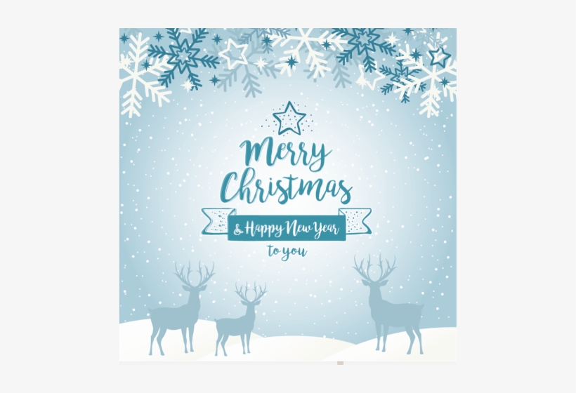 Deer Holiday Frame - Christmas Background Images With Deer, transparent png download