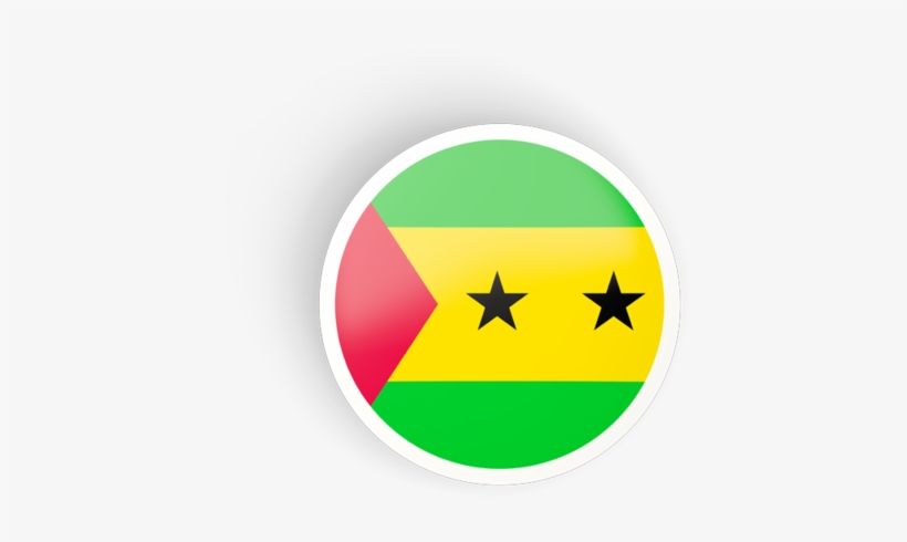 Sao Tome And Principe Flag Circle, transparent png download