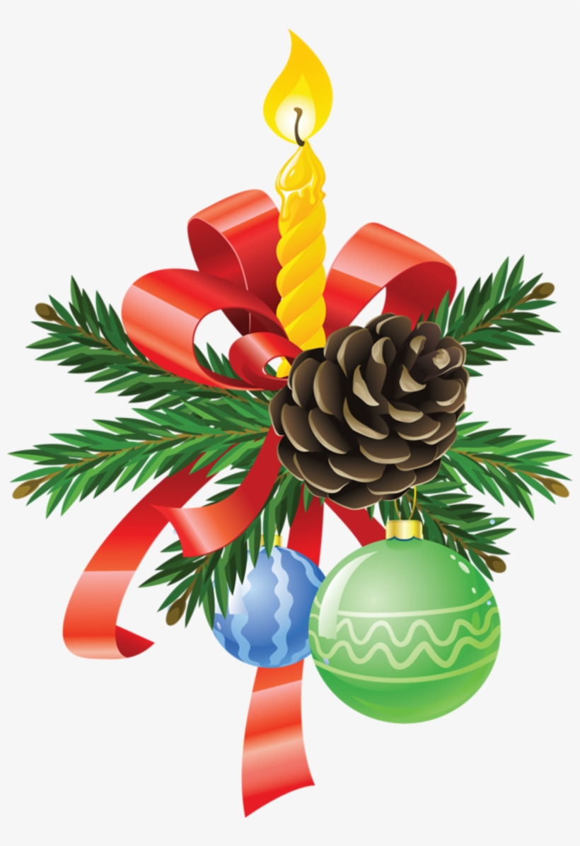 Christmas Lights, Christmas Trees, Christmas Flowers, - Vector Graphics, transparent png download