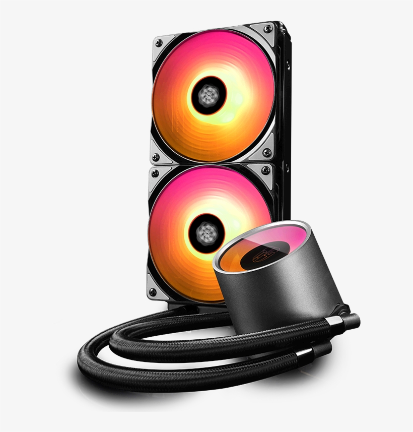 Window Panes And An Immersive Ambient Lighting Design - Watercooler Deepcool Castle, transparent png download