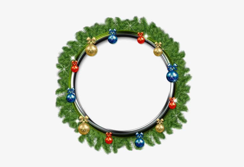 Photo Frame,new Year's Background, - Weihnachtsrahmen Mit Sankt 8 Papierteller, transparent png download