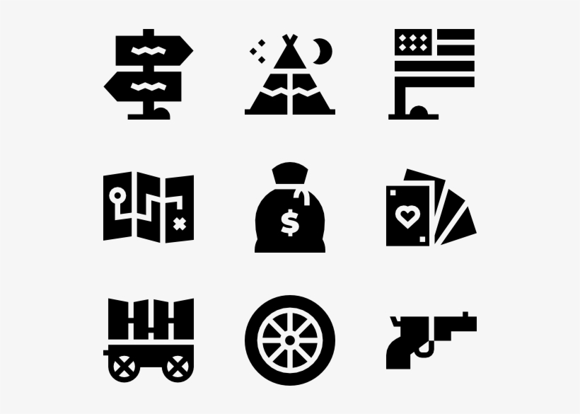 Wild West - Augmented Reality Icon Vector, transparent png download