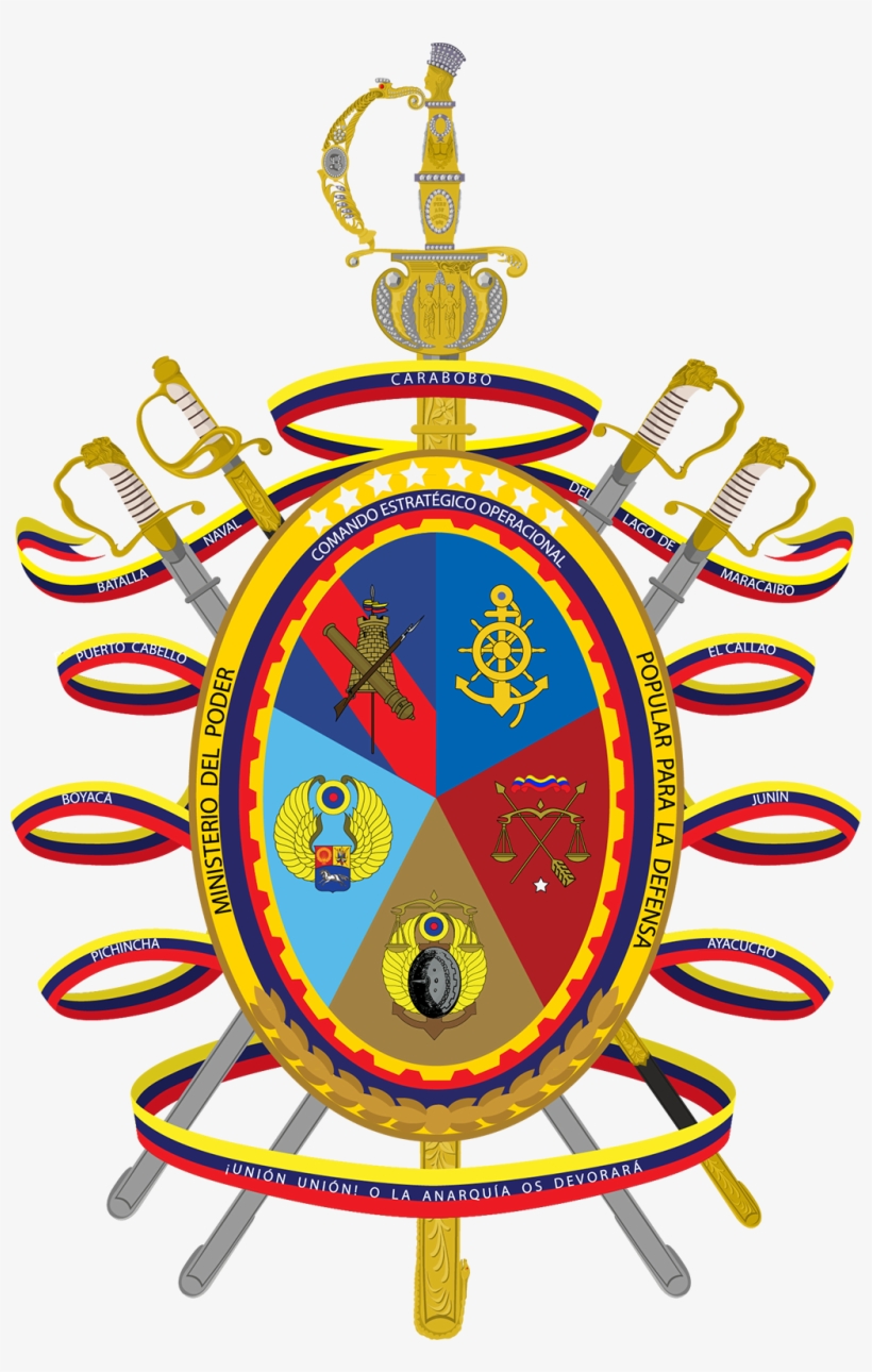 Seal Of The Venezuelan Ministry Of Defense - Ministry Of Defense, transparent png download