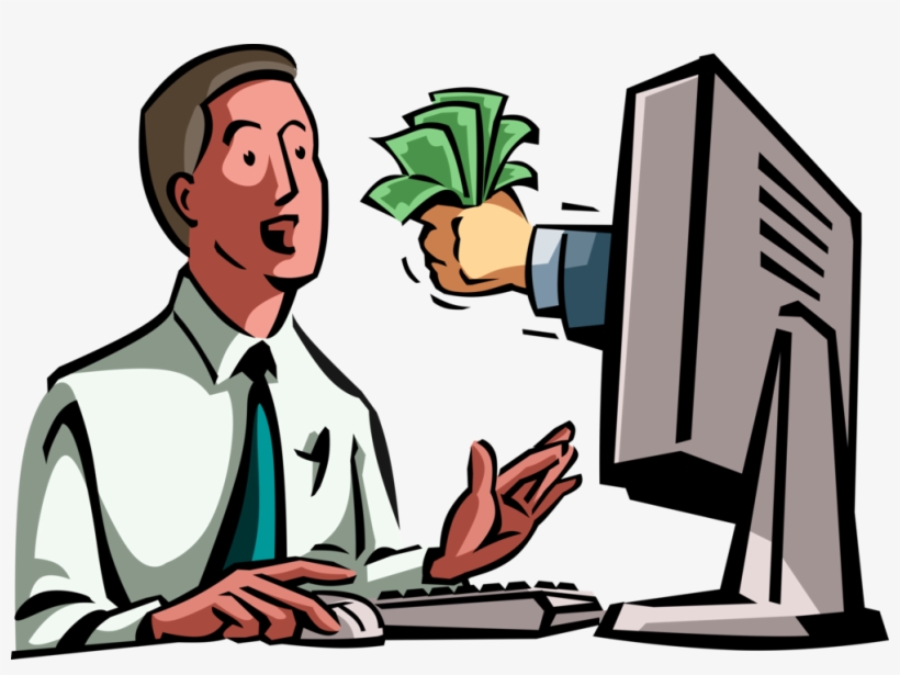 Vector Illustration Of Cash Dollar Bill Paper Money - Banknote, transparent png download