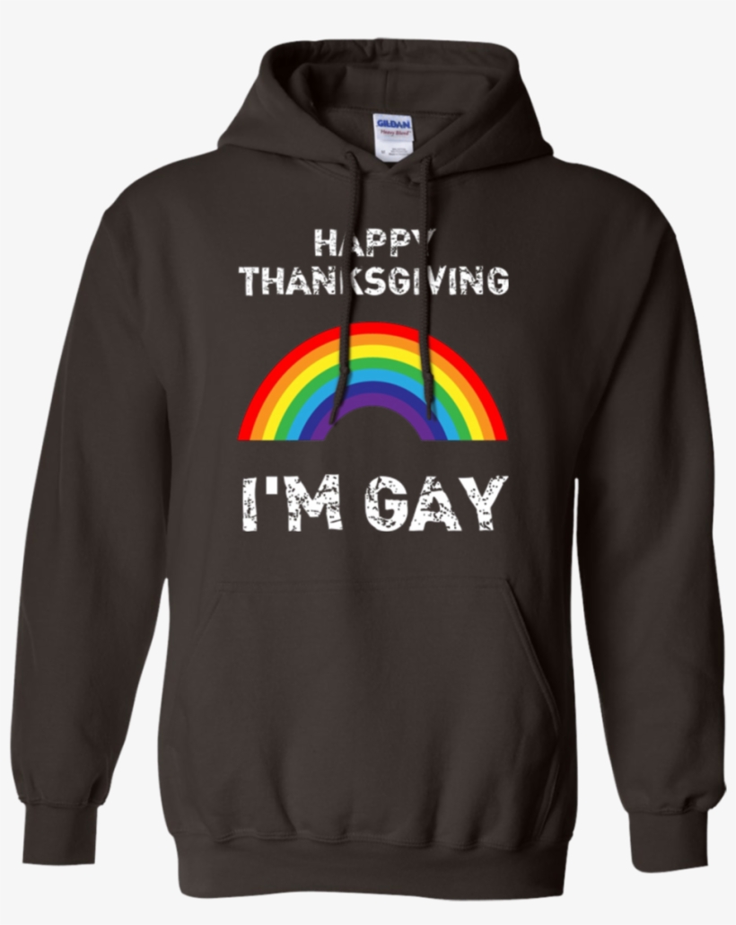 “happy Thanksgiving I'm Gay” Funny Thanksgiving T-shirt - Hace To Walk My Unicorn, transparent png download