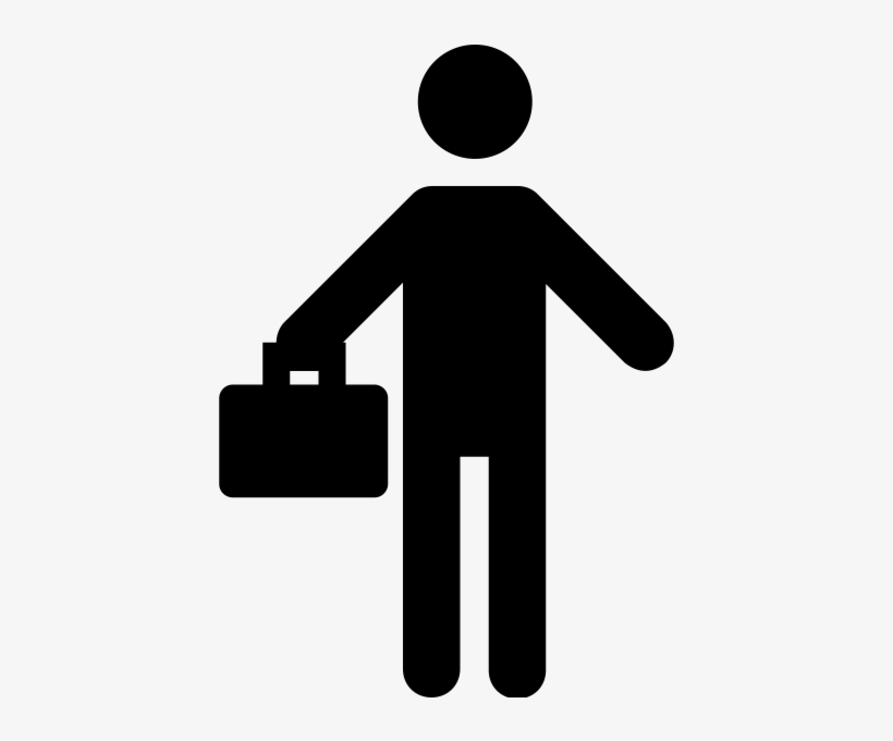 Businessman Vector Icon Rubber Stamp - Businessperson, transparent png download