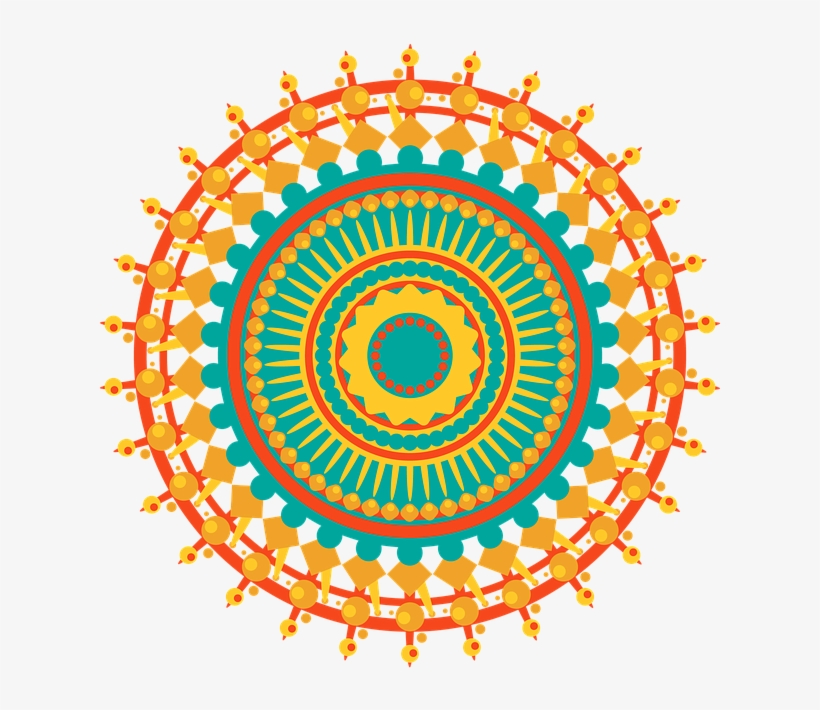 Colorful Mandala, transparent png download