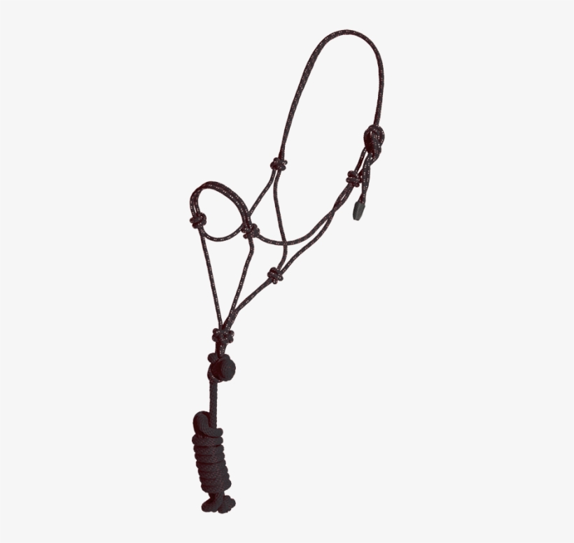 Mustang Yearling Economy Mountain Rope Halter And Lead - Pony Rope Halters, transparent png download