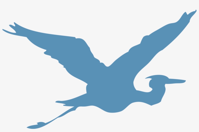 Blue Heron - Great River School, transparent png download