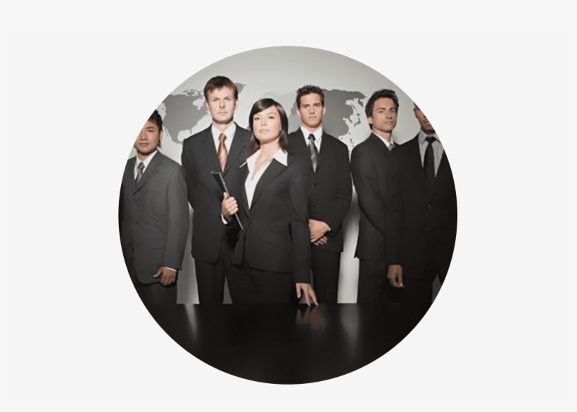 Executive Service - Female Boss Male Subordinates, transparent png download