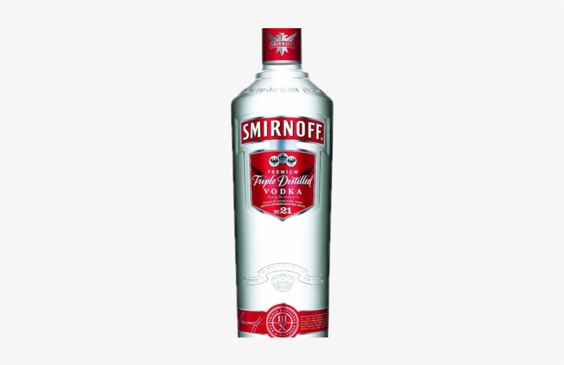 Smirnoff Triple Distilled Vodka Nv - Smirnoff Vodka 1 Litre, transparent png download